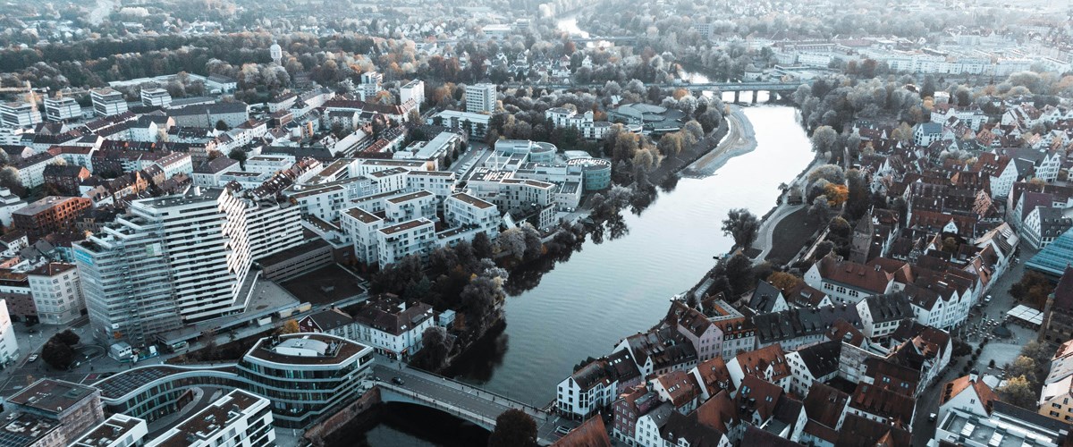 Die Donau zwischen Ulm und Neu-Ulm